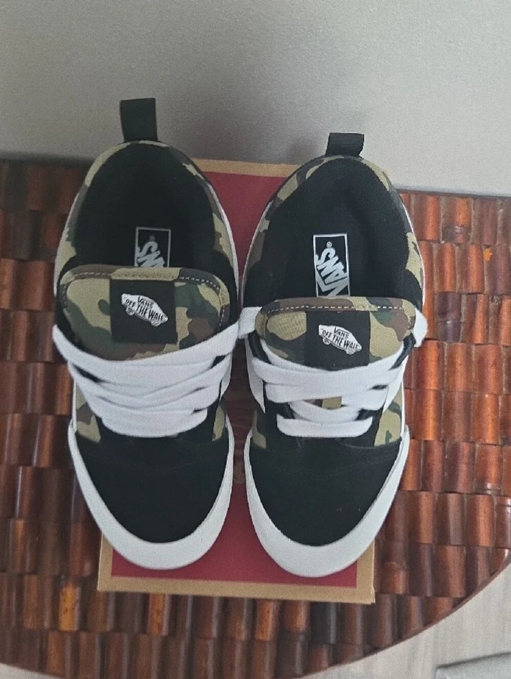 Vans Kids Camo KNU SKOOL SNEAKERS